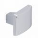 Polished Chrome Arc Rectangular Knob