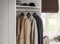 White Entryway Hanging Rod