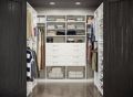 White Walk-In Closet