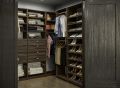 Chocolate Walk-In Closet - Angle