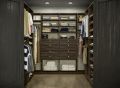 Chocolate Walk-In Closet